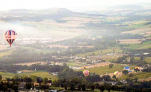 Balloon lift off at the Mongolfiero in Todi