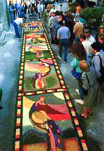 Infiorata - floral compositions